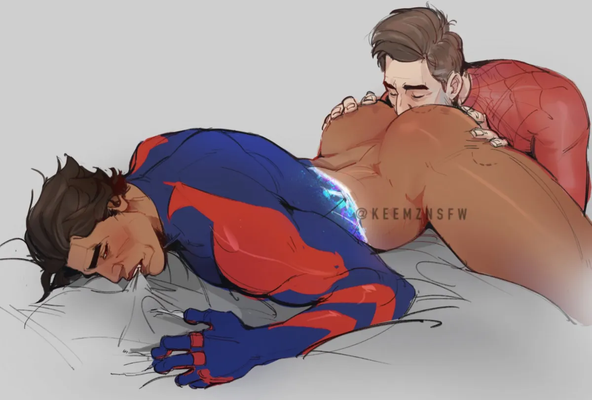 Miguel O'hara, Peter B Parker by Keemznsfw