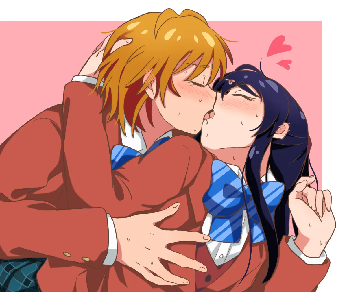 Misumi Nagisa, Yukishiro Honoka by Mizin Kosutin