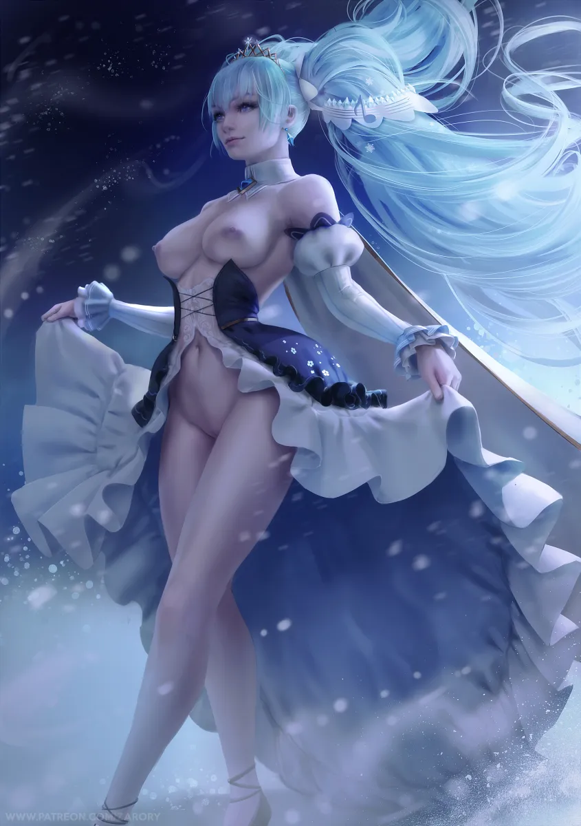 Hatsune Miku, Yuki Miku by Zarory