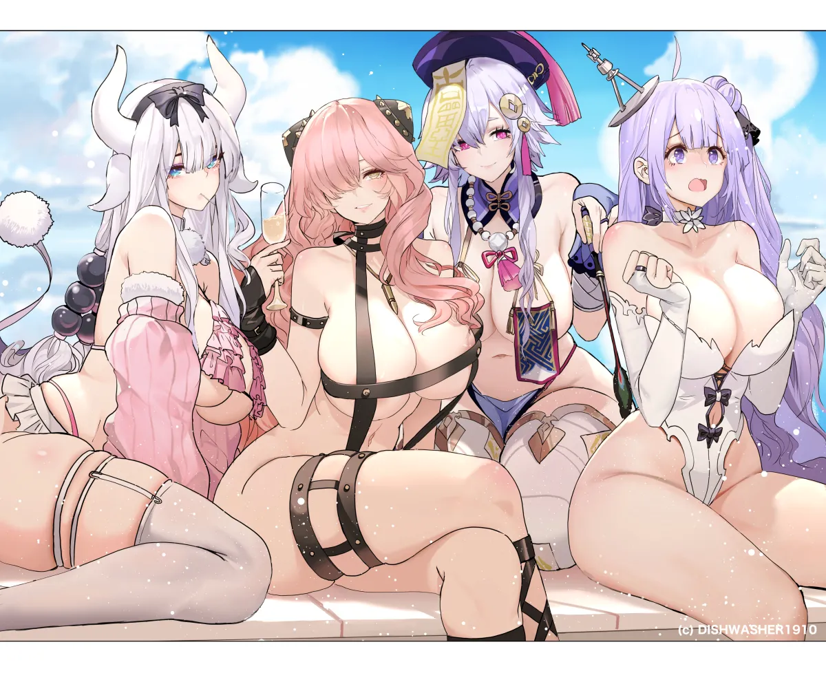 Anya (Spy X Family), Unicorn (Azur Lane) by Dishwasher1910