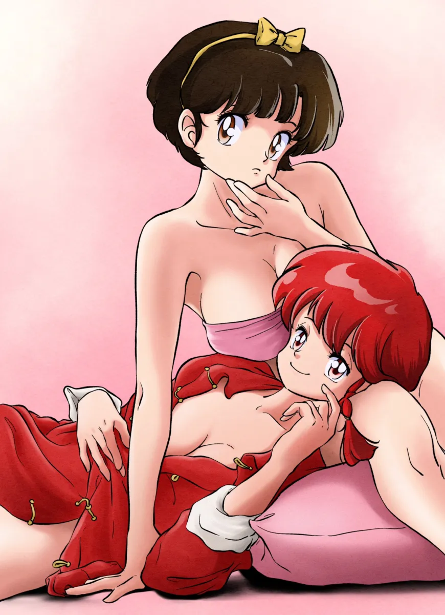 Saotome Ranma, Tendou Akane by Luuxiriver