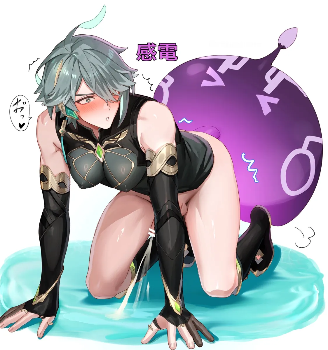 Alhaitham (Genshin Impact), Slime (Genshin Impact) by Alpaitham
