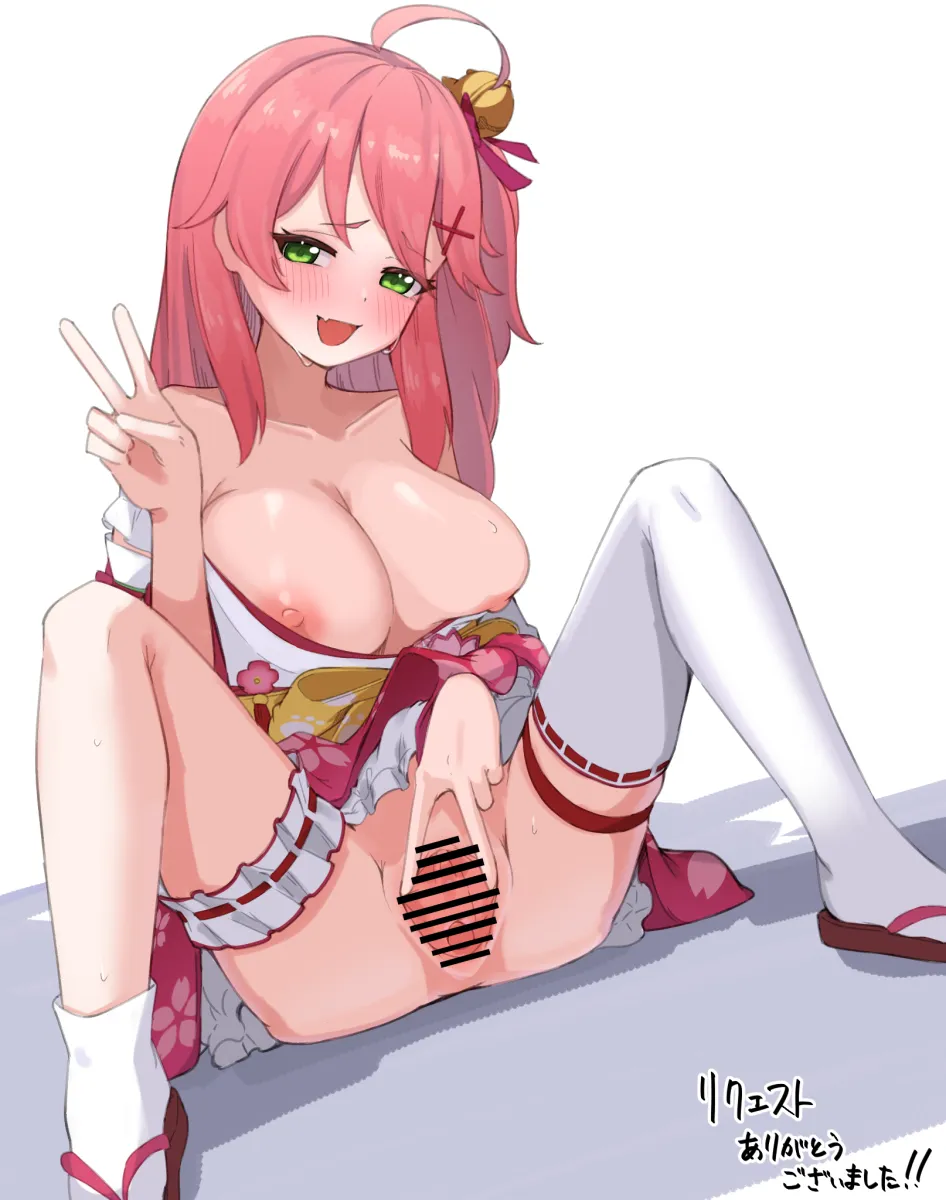 Sakura Miko, Sakura Miko (1St Costume) by Kkillusked