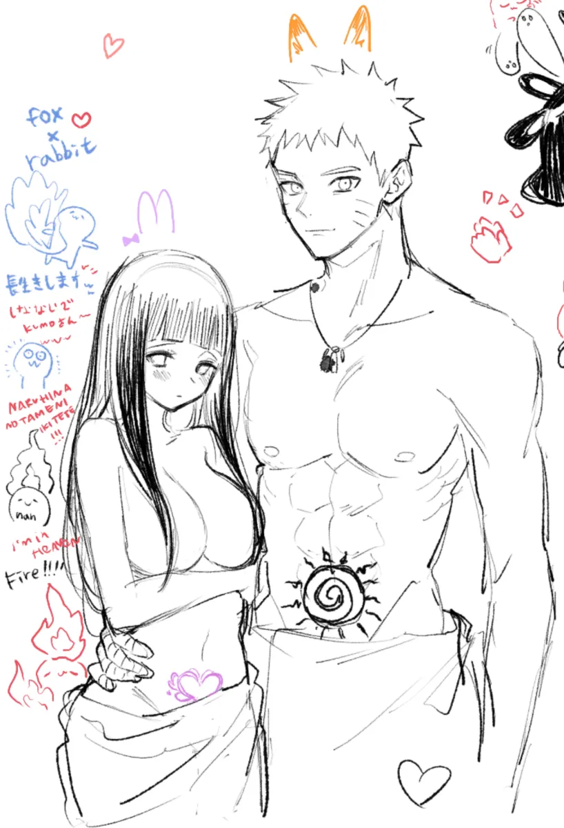 Uzumaki Naruto, Hyuuga Hinata by Ting