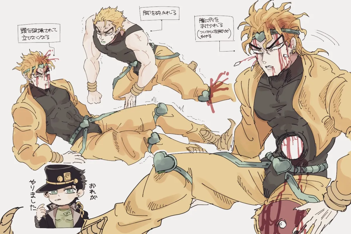 Kujo Jotaro, Dio Brando by Mutsuki (Mutuki05)