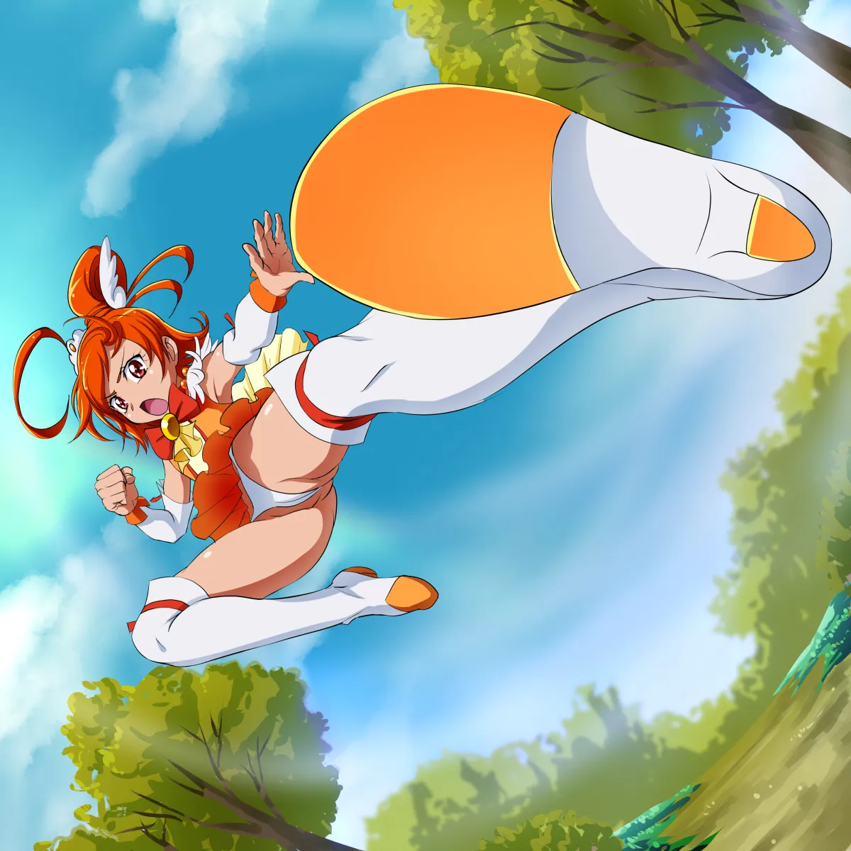 Hino Akane (Precure), Cure Sunny by Mont Blanc (Heartcatch Ayaya)