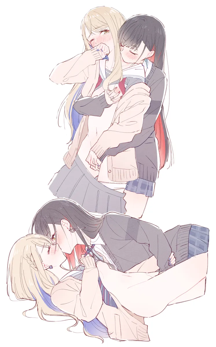 Shiraishi An, Azusawa Kohane by Beru Popooo