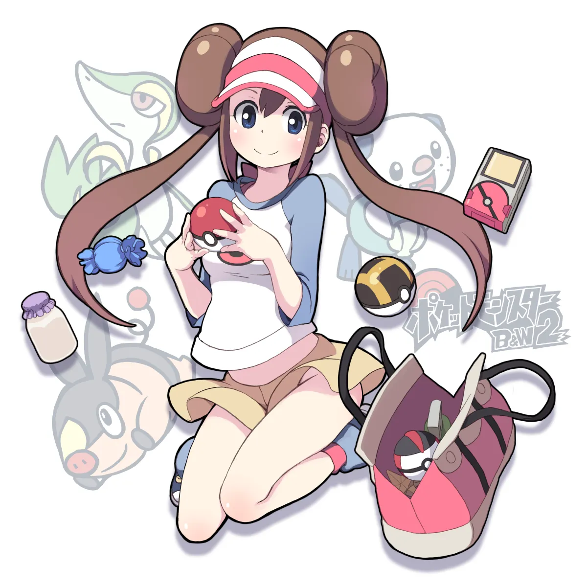 Rosa (Pokemon), Oshawott by Len (A-7)