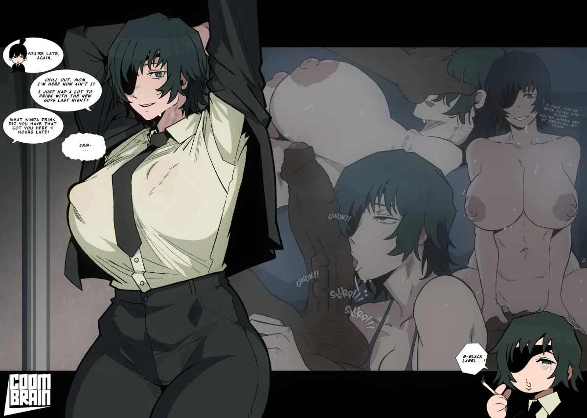 Hayakawa Aki, Himeno (Chainsaw Man) by Qum (C00Mbrain)