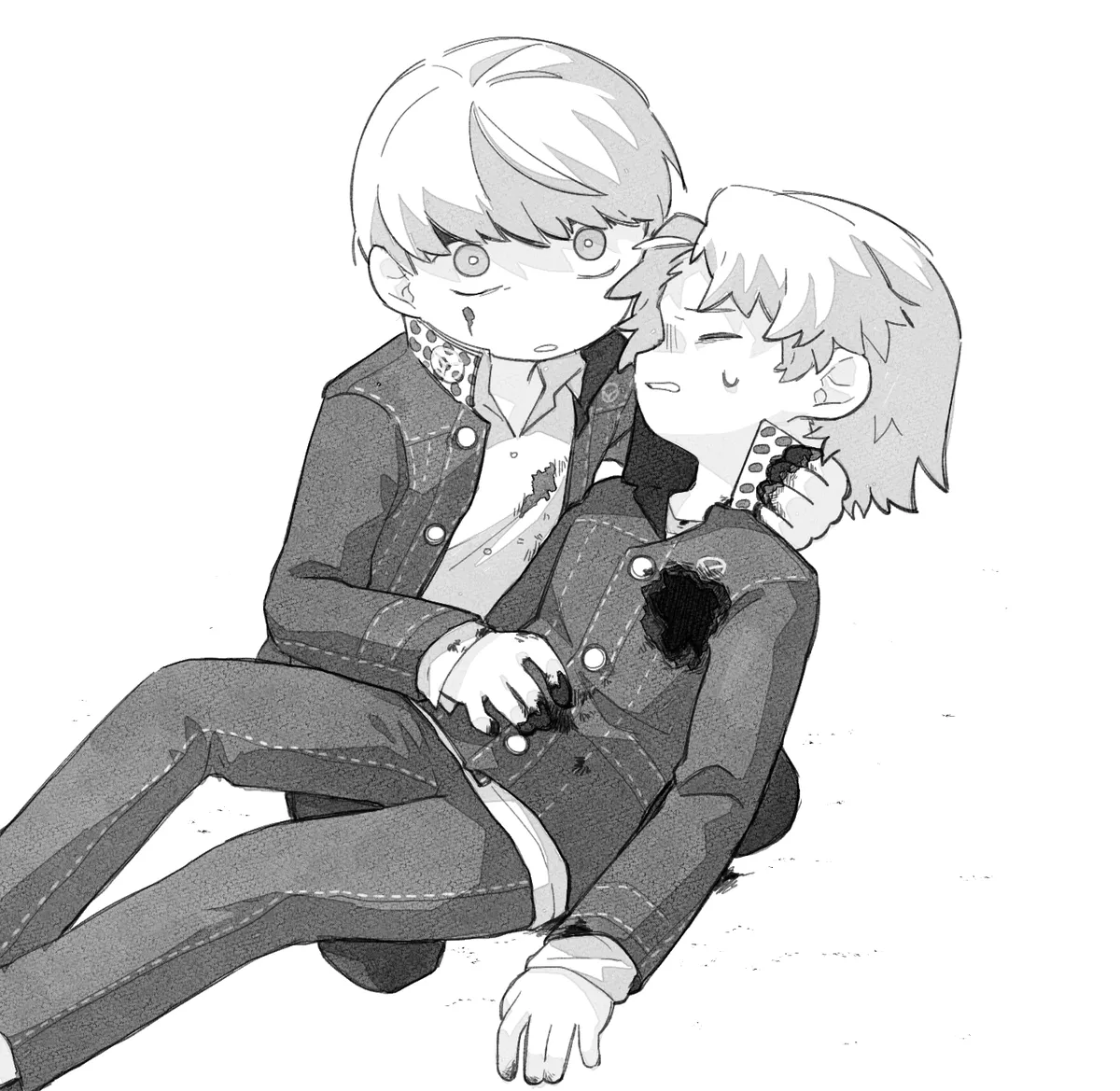 Narukami Yu, Hanamura Yousuke by Kkyagdoyo164972