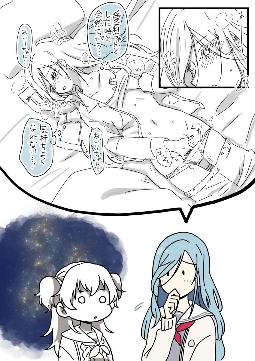 Momoi Airi, Hinomori Shizuku by Codeyamada