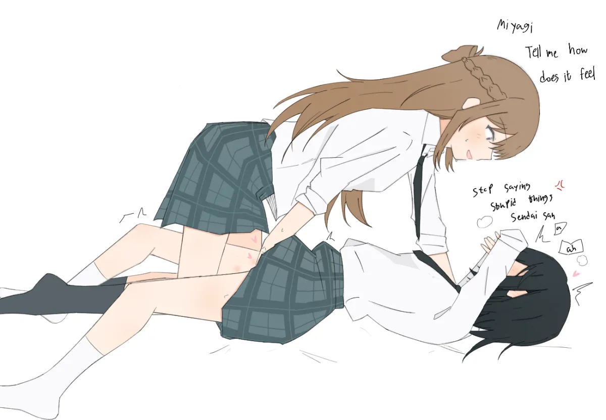 Sendai Hazuki, Miyagi Shiori by Tinny (Yumedeta)