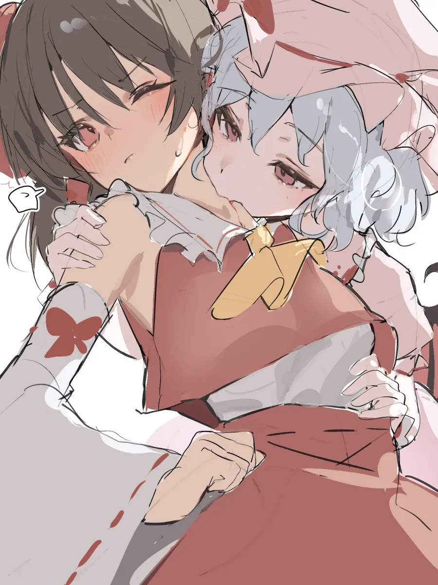 Hakurei Reimu, Remilia Scarlet by Susukawa (Susucawa)