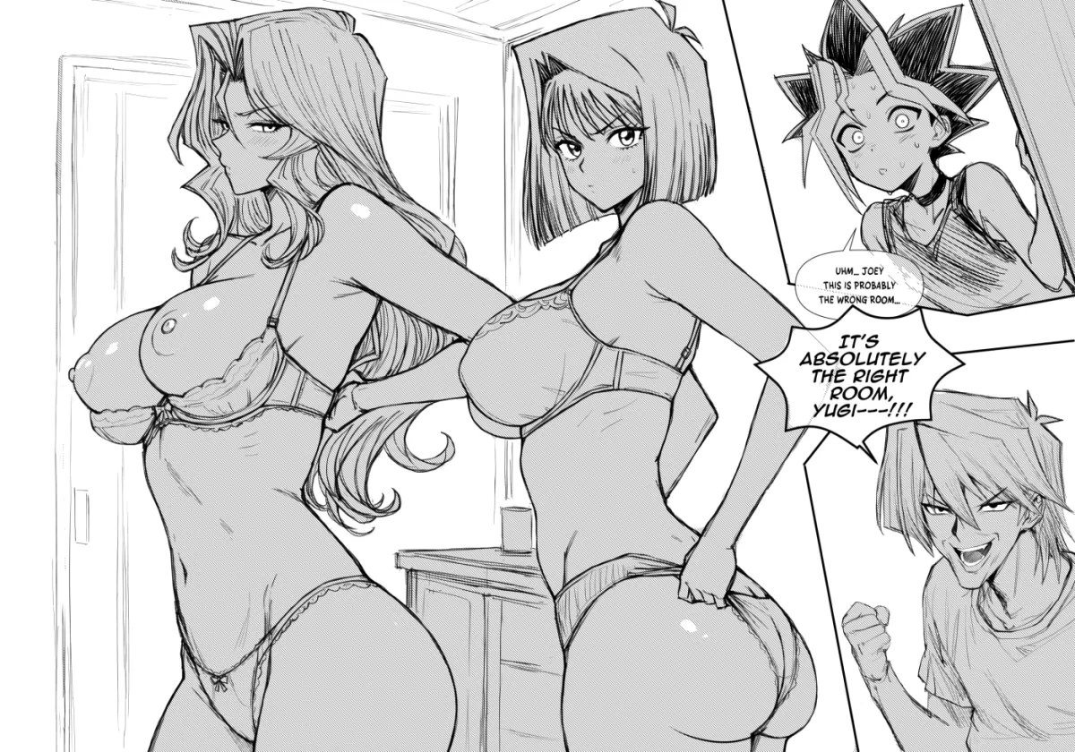 Muto Yugi, Mazaki Anzu by Jamjamstyle