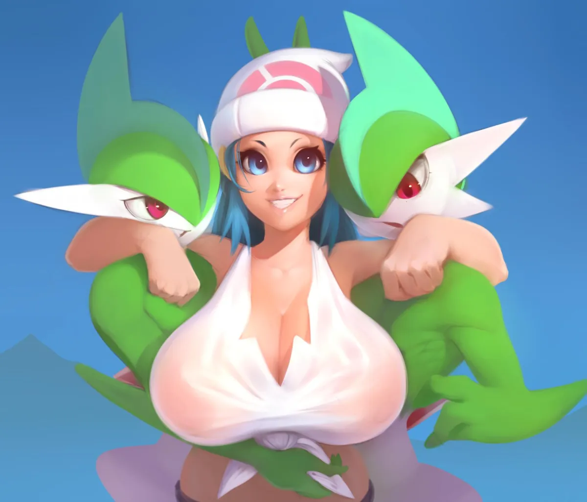 Dawn (Pokemon), Gallade by Mystical (Plantpenetrator)