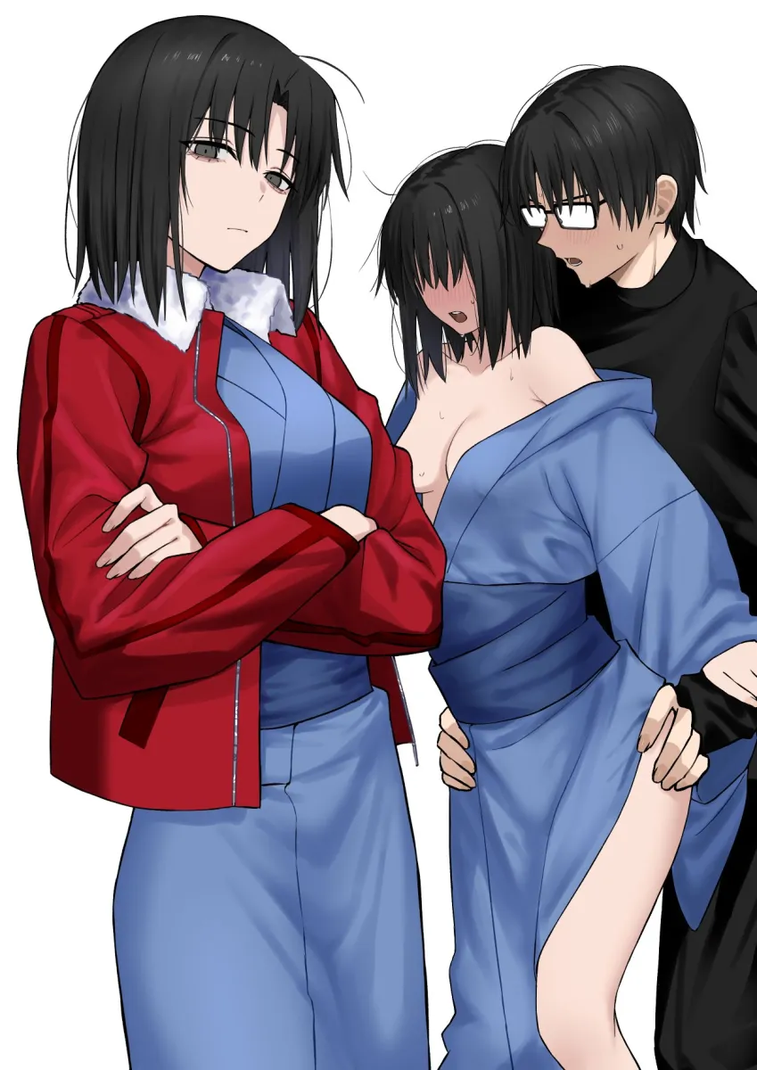 Ryougi Shiki, Kokutou Mikiya by Egomeshi