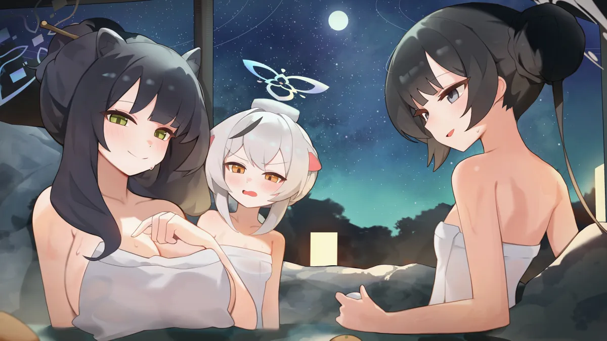 Kisaki (Blue Archive), Kokona (Blue Archive) by Seulpeunna