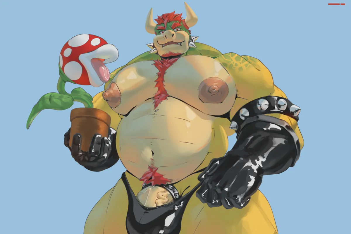 Bowser, Piranha Plant by Mako Pbw