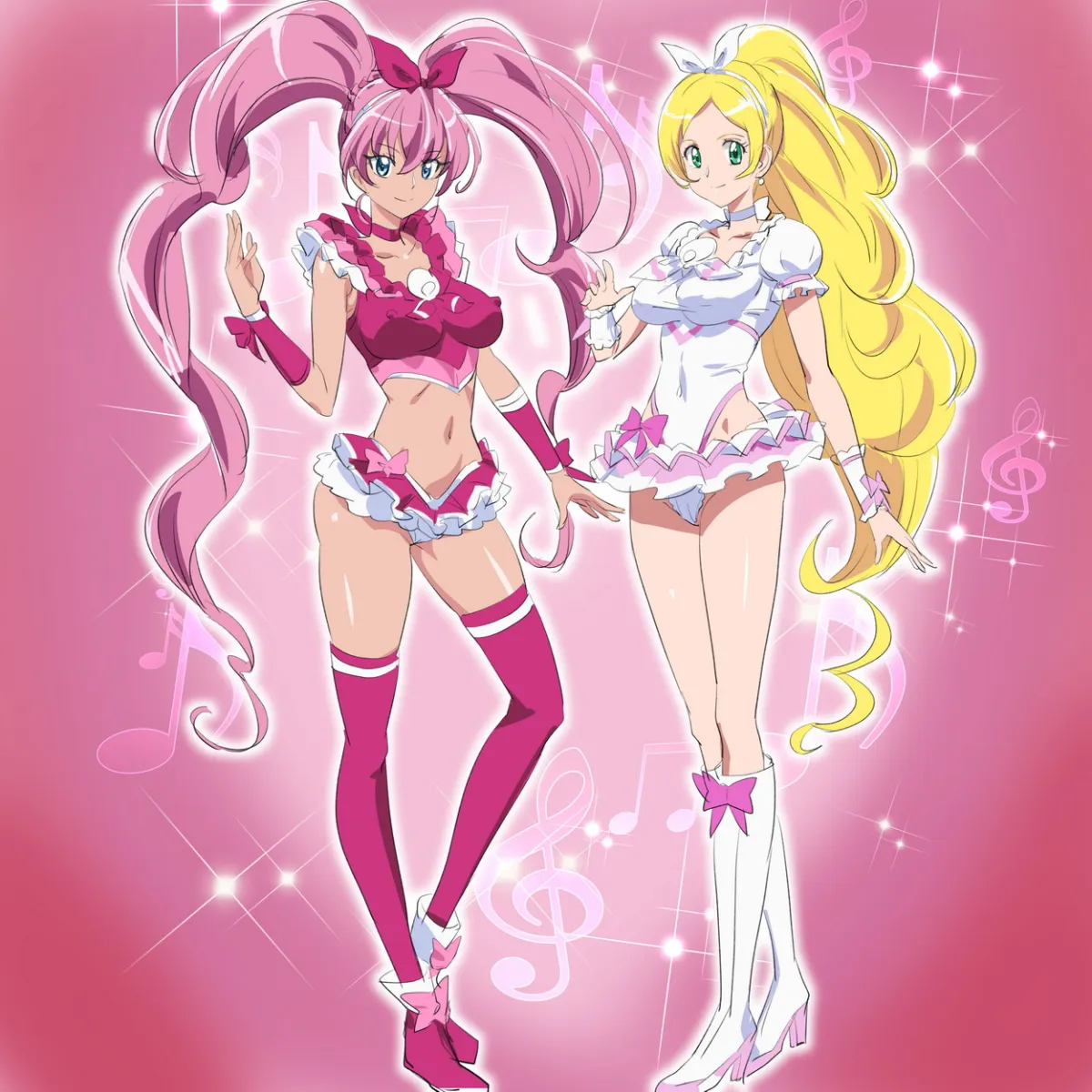 Houjou Hibiki, Minamino Kanade by Ontaros