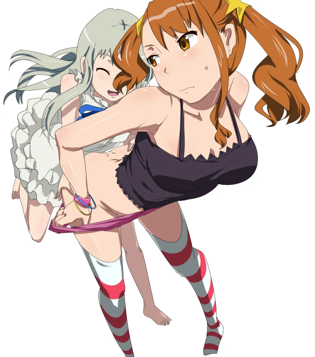 Honma Meiko, Anjou Naruko by Magukappu