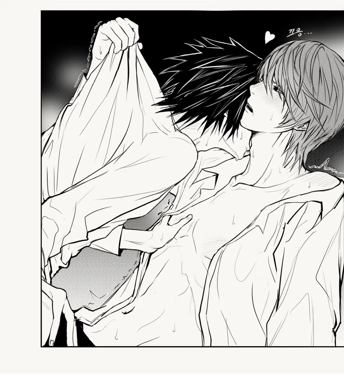 Yagami Light, L (Death Note) by Atrjmt 7