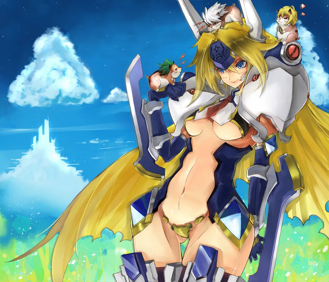Ragna The Bloodedge, Jin Kisaragi by Gond