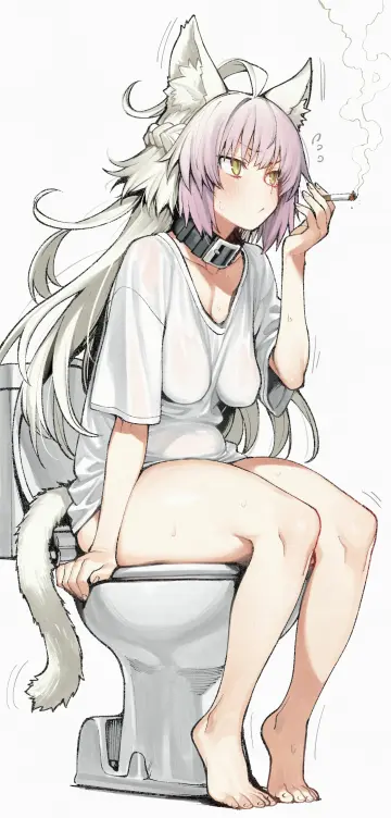 Holding Cigarette