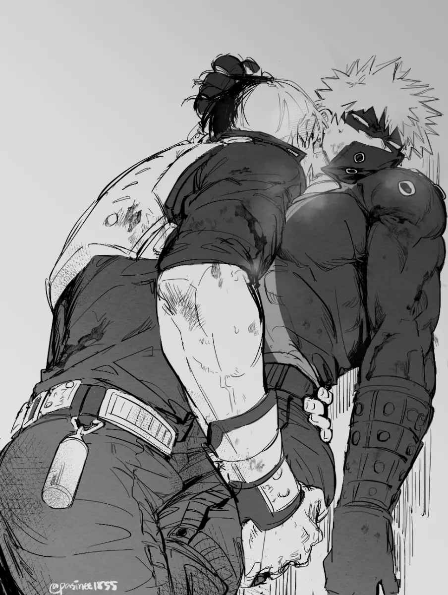 Bakugou Katsuki, Todoroki Shoto by Pasinee1855