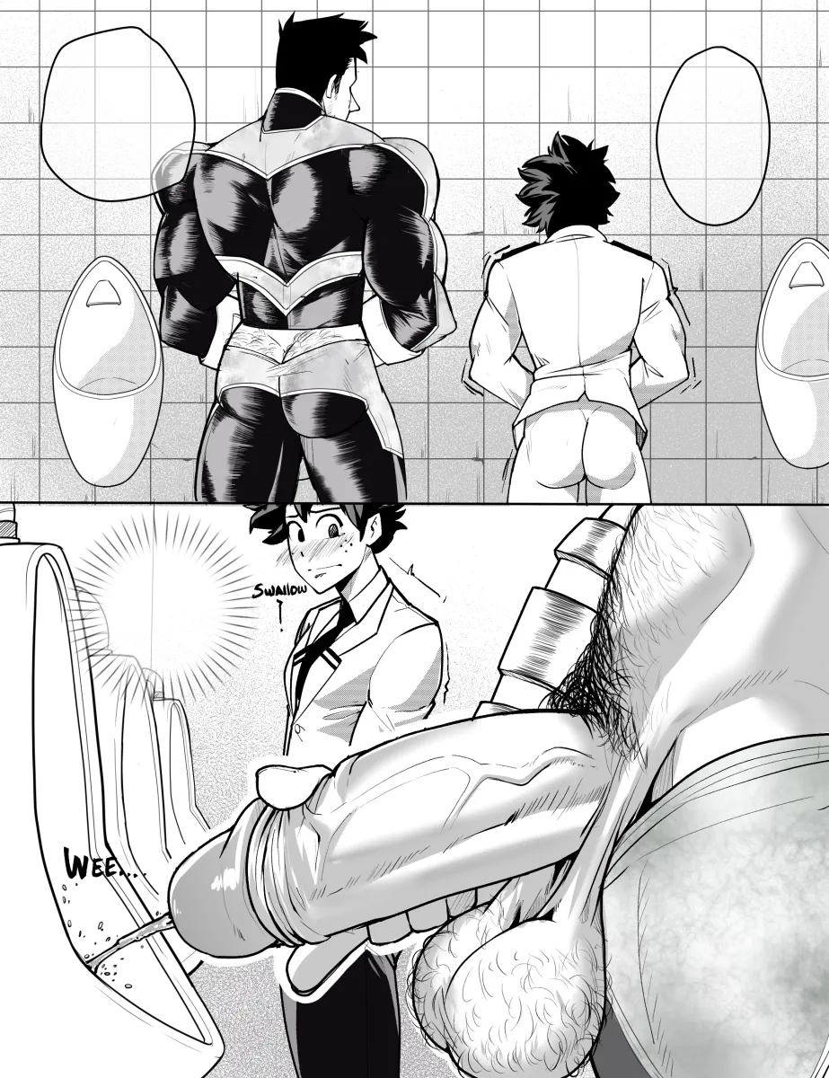 Midoriya Izuku, Endeavor (Boku No Hero Academia) by Leroy Yoreel