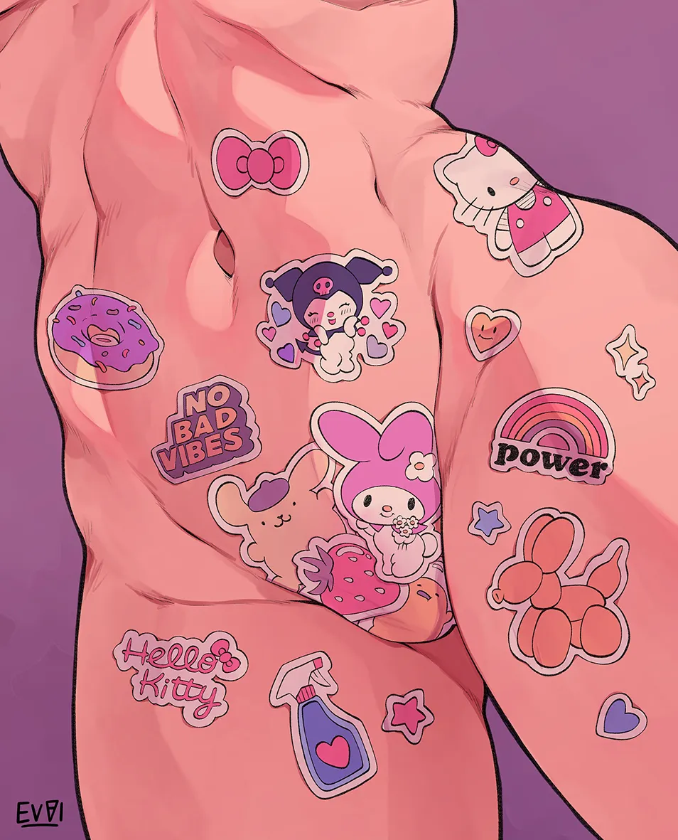 Hello Kitty (Character), My Melody by Emmanuel Viola