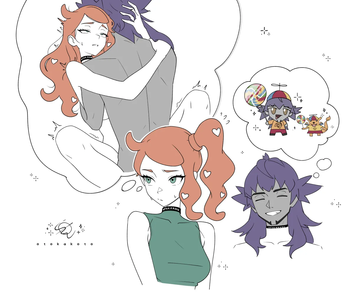 Leon (Pokemon), Sonia (Pokemon) by Otokakoto