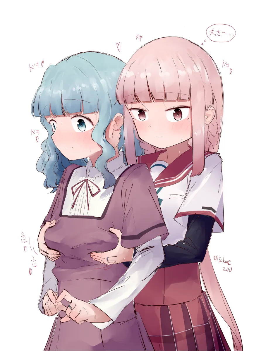 Tamaki Iroha, Futaba Sana by Sakaemdg