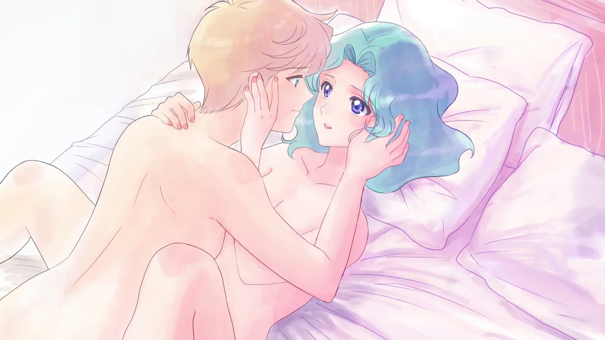 Ten'ou Haruka, Kaiou Michiru by Tasuku (Tasukurukuru)