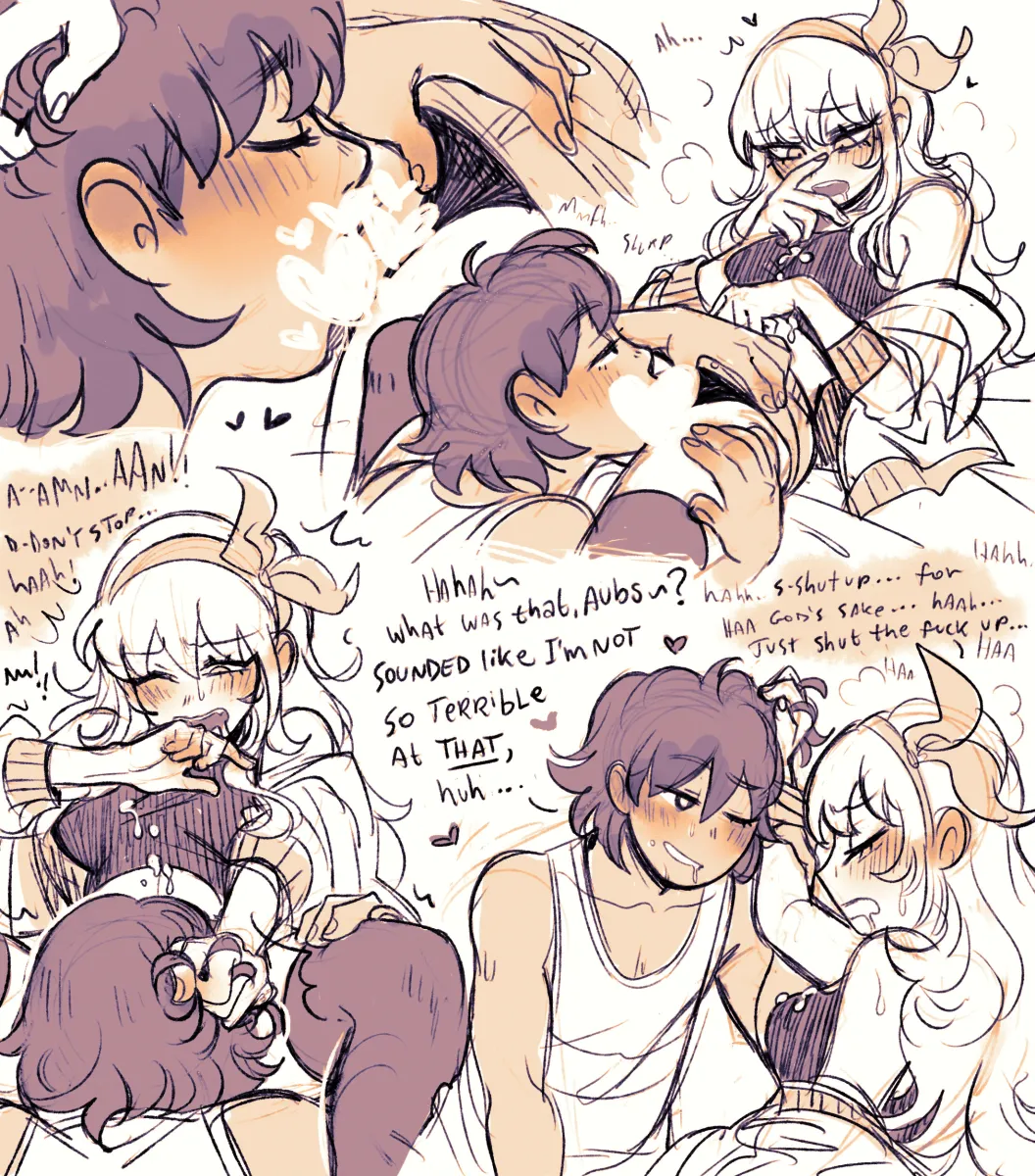 Aubrey (Omori), Kel (Omori) by Sintastein