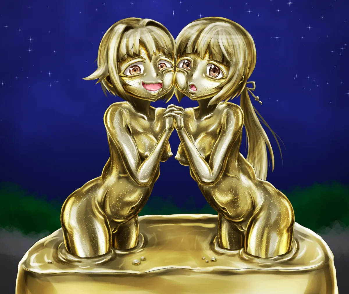 Koshimizu Sachiko, Yorita Yoshino by Yaneura (Yaneur)