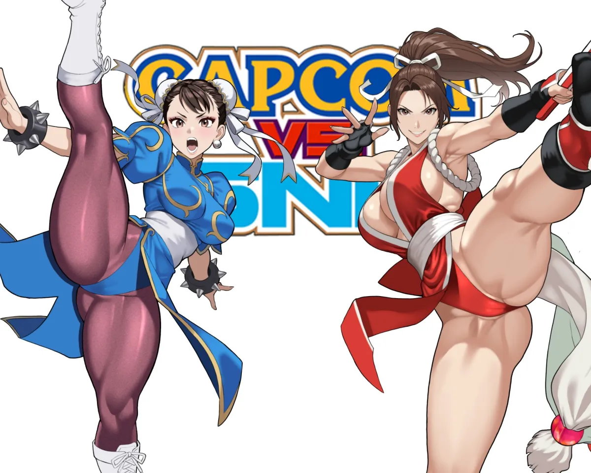 Chun-Li, Shiranui Mai by Tsu.toxine