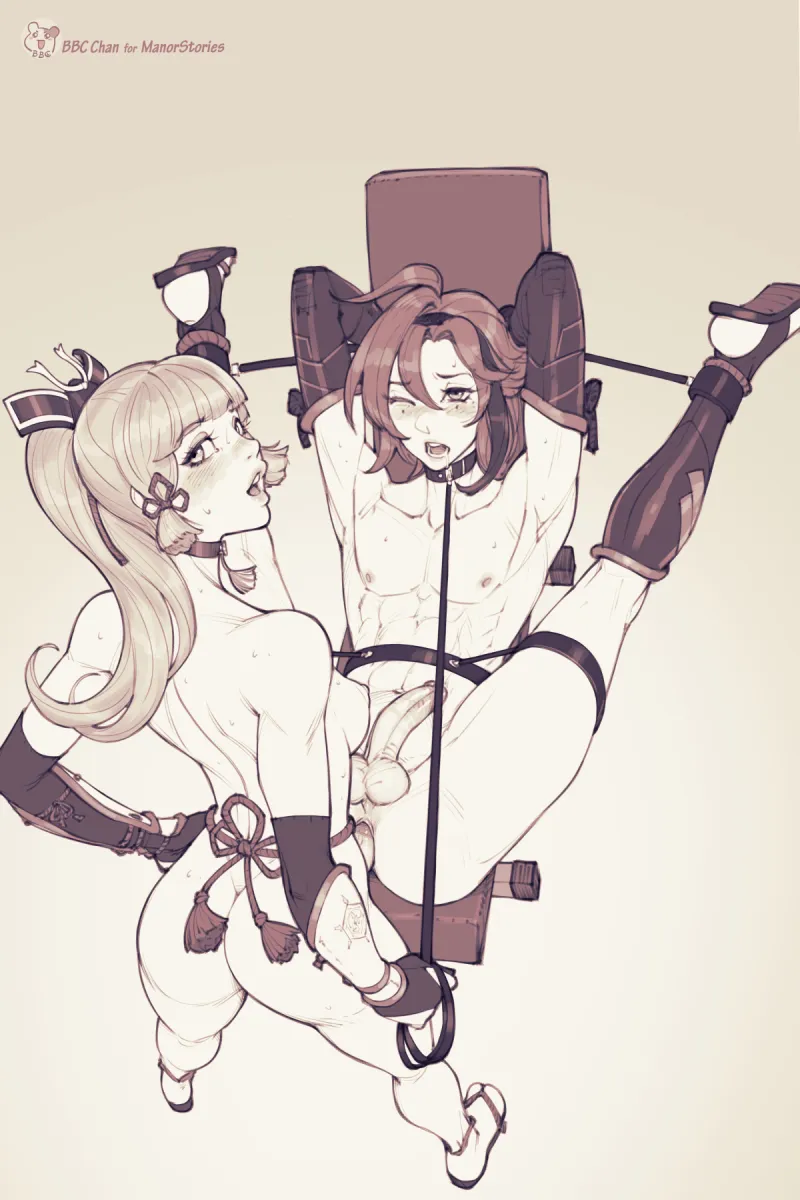 Kamisato Ayaka, Shikanoin Heizou by Bbc-Chan