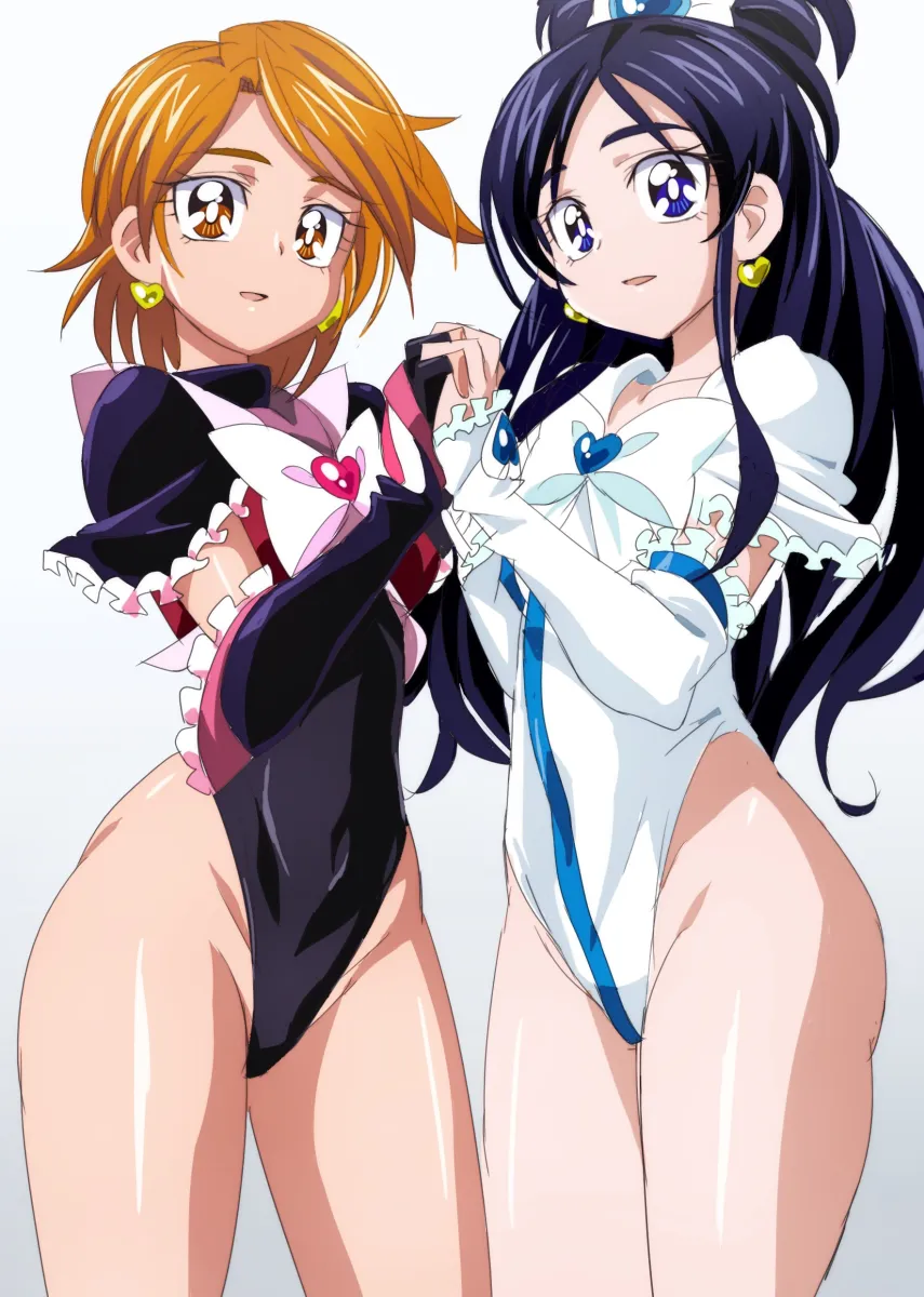 Misumi Nagisa, Yukishiro Honoka by Oimanji