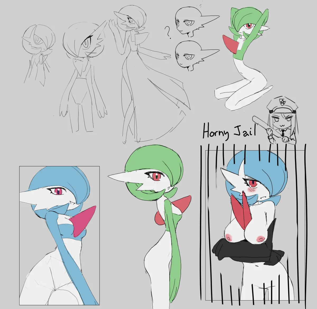 Gardevoir, Mega Gardevoir by Layru