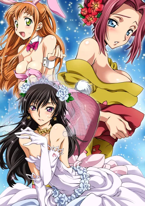 Lelouch Vi Britannia, Kouzuki Kallen by Iyou