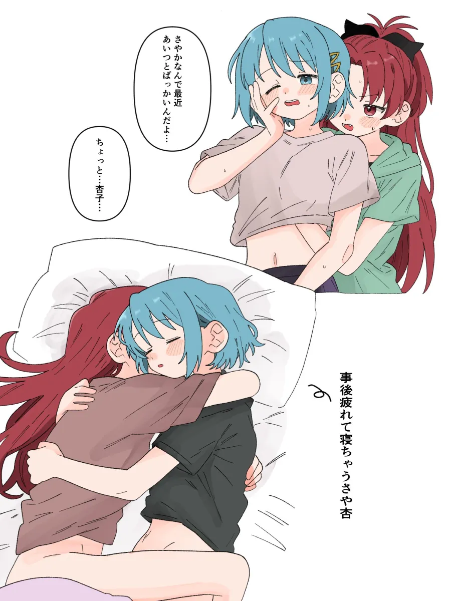 Miki Sayaka, Sakura Kyoko by Komori Kamome