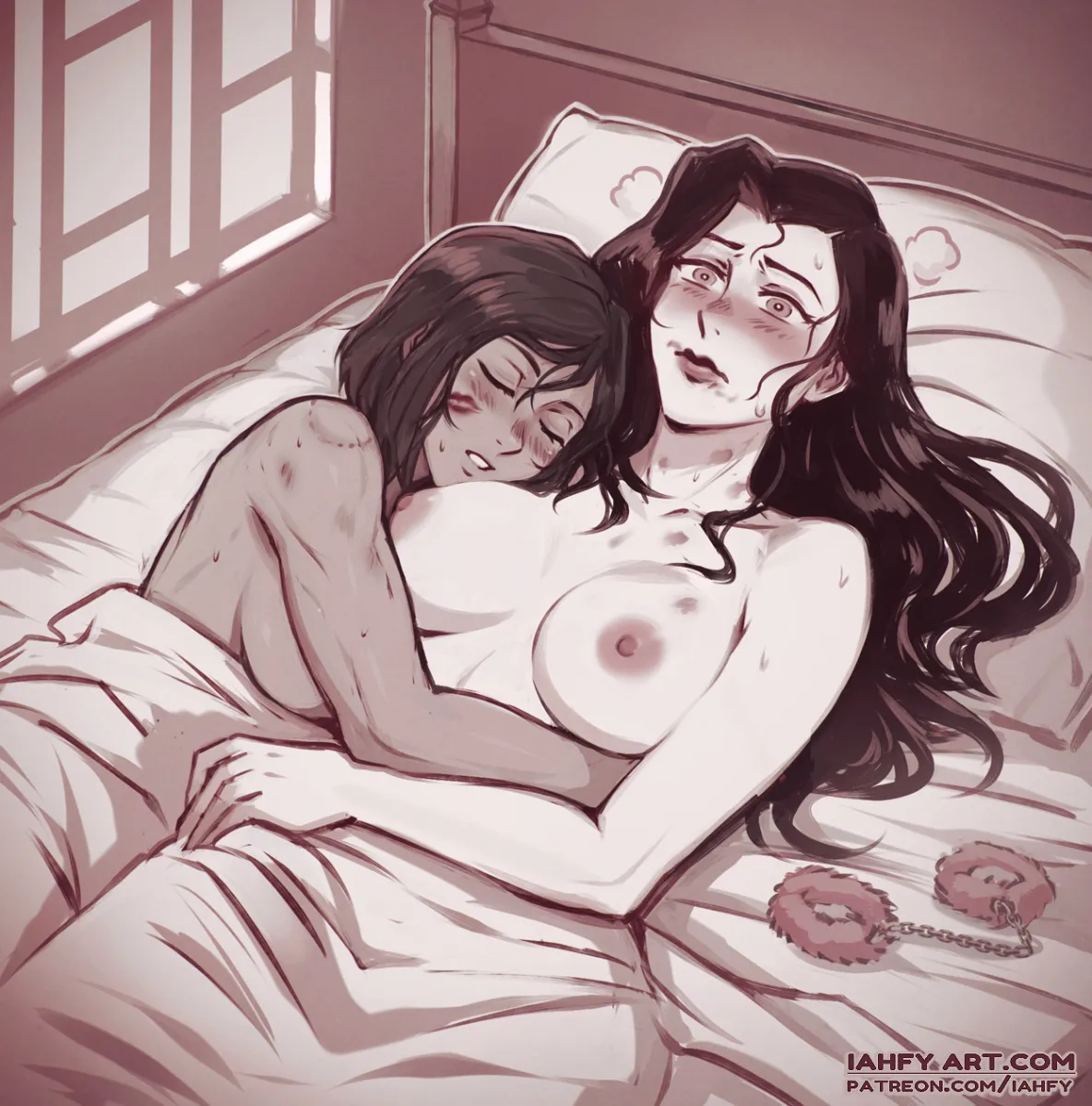 Korra, Asami Sato by Iahfy
