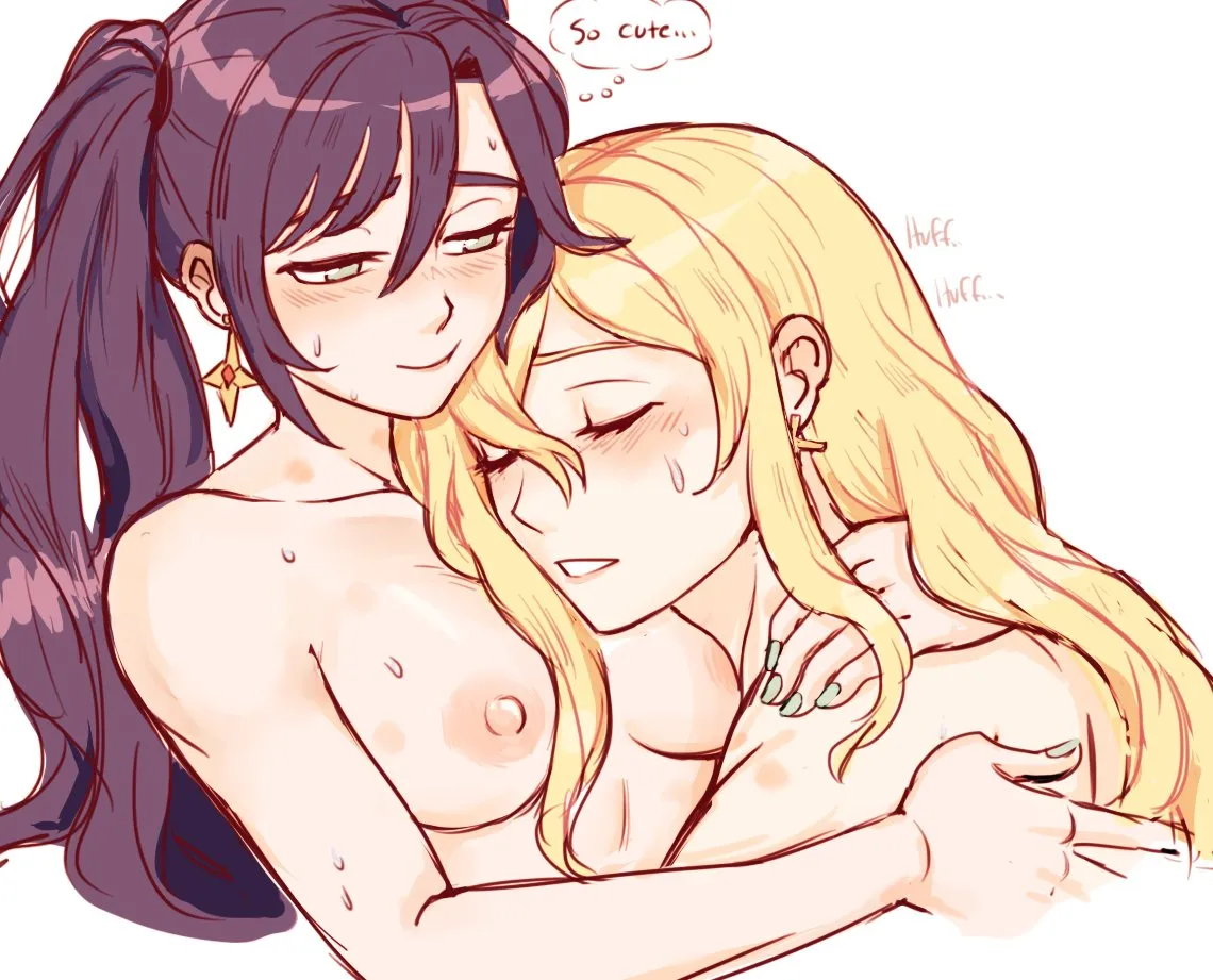 Mona (Genshin Impact), Jean (Genshin Impact) by Dashingicecream