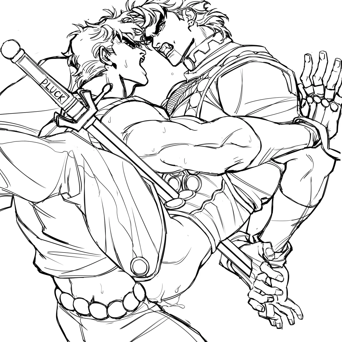 Dio Brando, Jonathan Joestar by Huang Lia