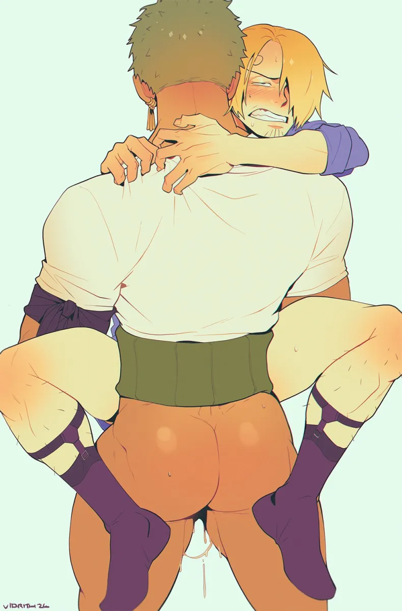Roronoa Zoro, Sanji (One Piece) by Vidrith