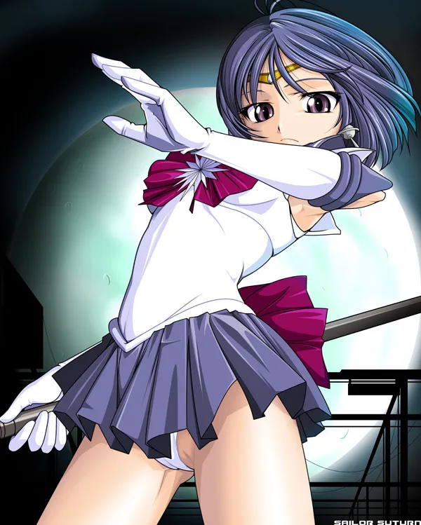 Tomoe Hotaru, Sailor Saturn by Tokiorin