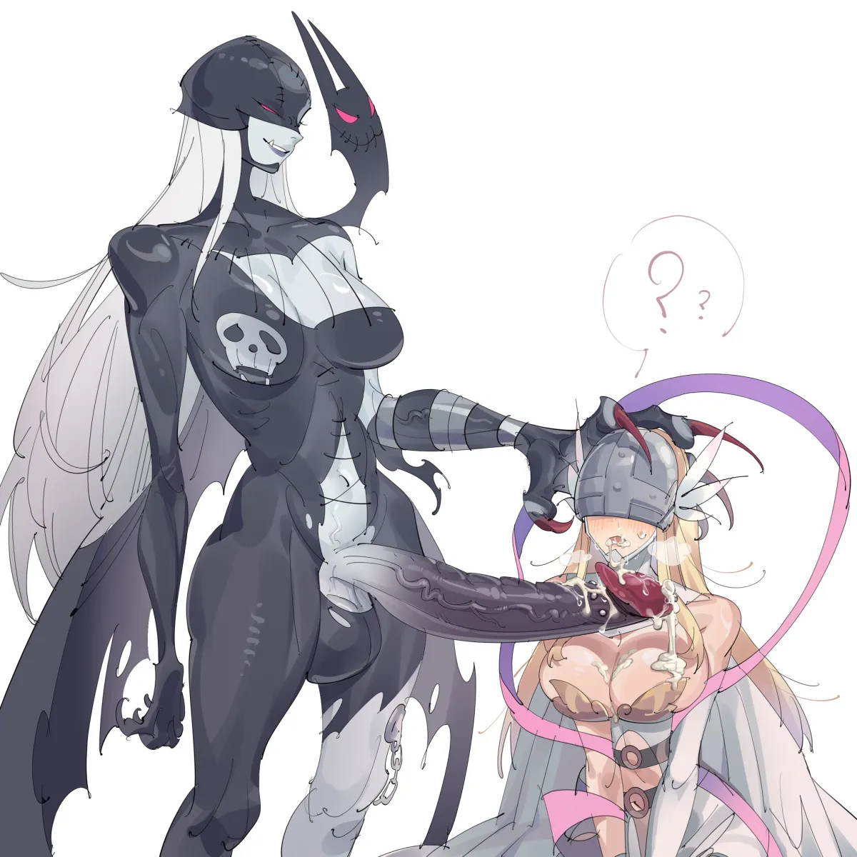 Angewomon, Ladydevimon by Zocehuy