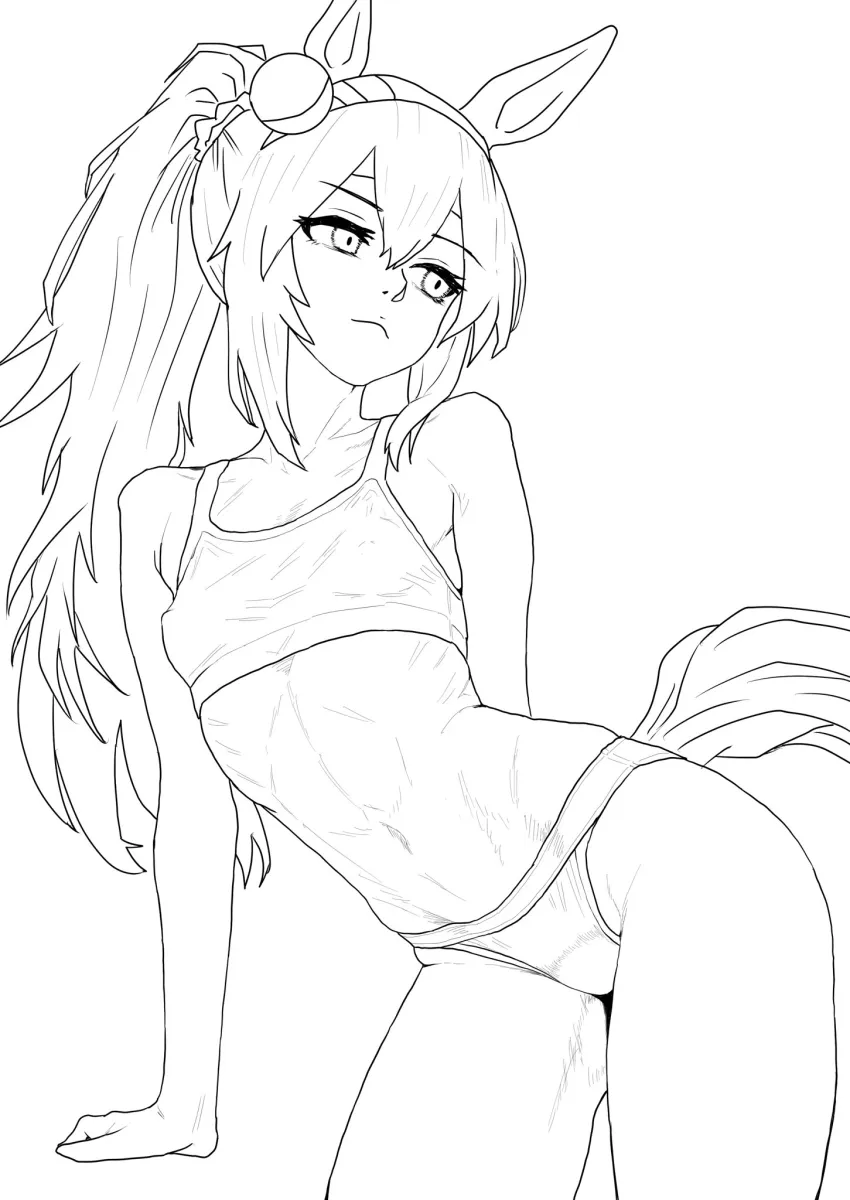 Tamamo Cross (Umamusume) by Bokkehebkbk