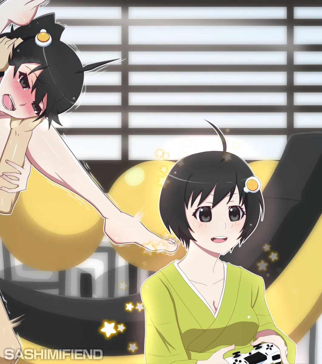 Araragi Karen, Araragi Tsukihi by Sashimifiend