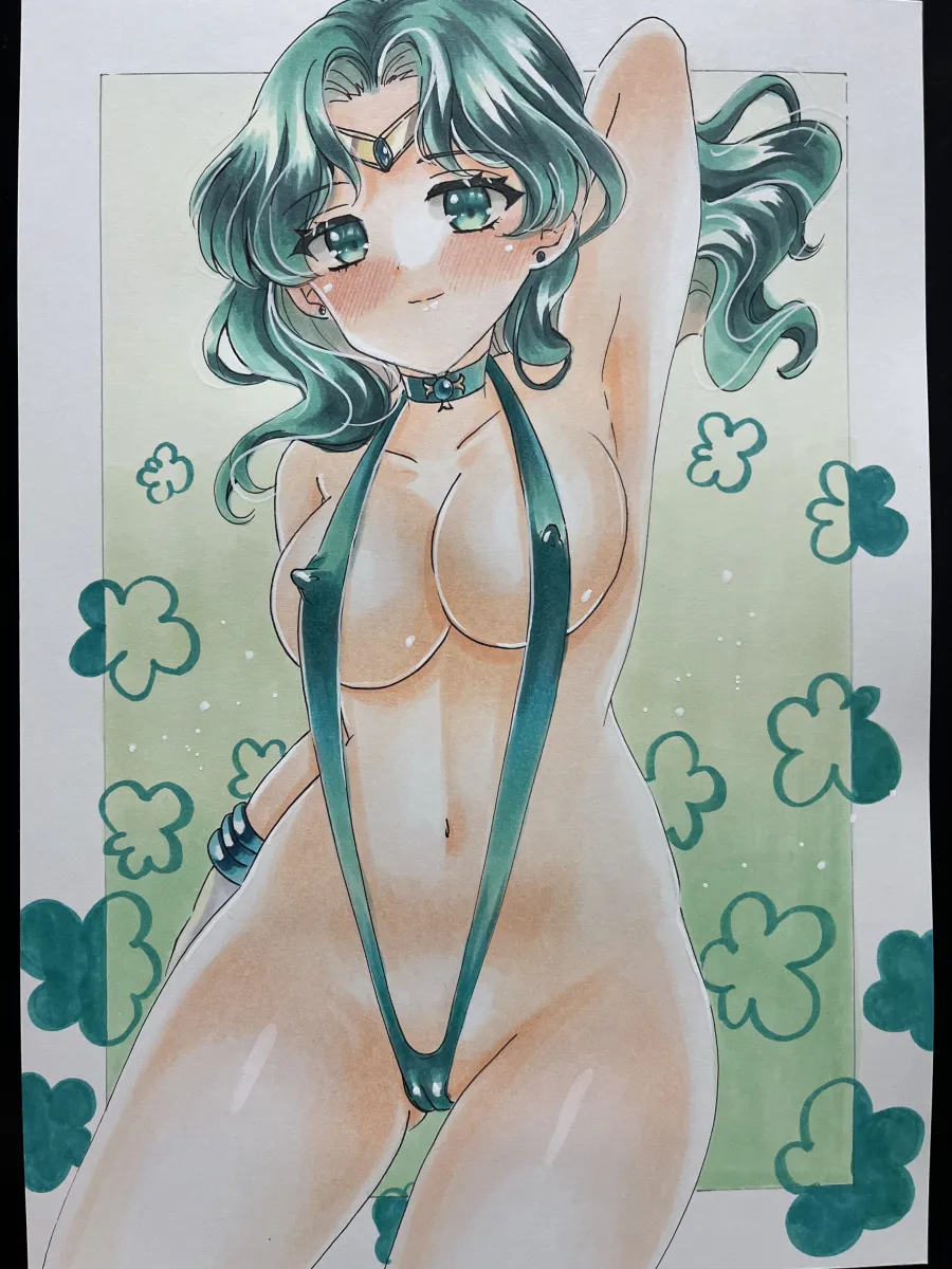 Kaiou Michiru, Sailor Neptune by Kae (Bluebluebluebelly)